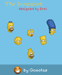Simpsons emotions from Gomotes